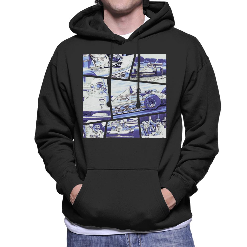 Motorsport Images Jody Scheckter Montage Men's Hooded Sweatshirt-ALL + EVERY