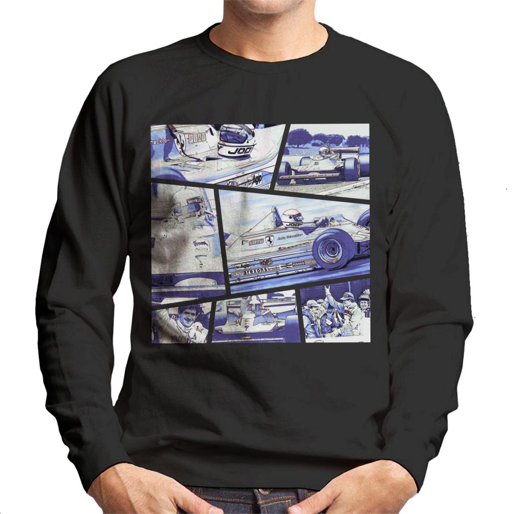 Motorsport Images Jody Scheckter Montage Men's Sweatshirt-ALL + EVERY