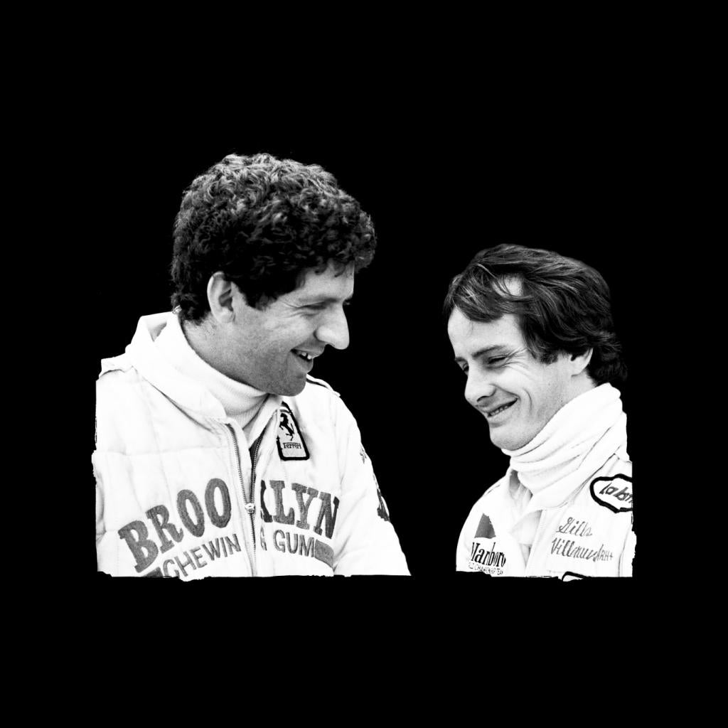 Motorsport Images Villeneuve & Scheckter Silverstone 1979 Men's T-Shirt-ALL + EVERY