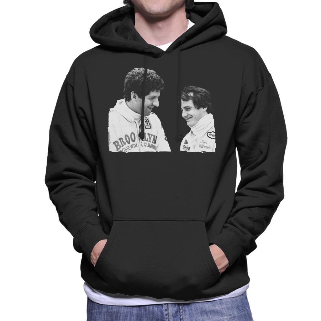 Motorsport Images Villeneuve & Scheckter Silverstone 1979 Men's Hooded Sweatshirt-ALL + EVERY