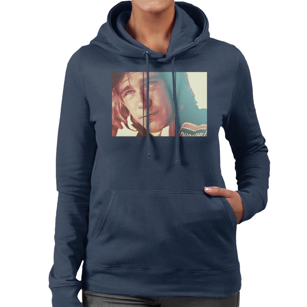 Motorsport Images James Hunt Women's Hooded Sweatshirt-ALL + EVERY