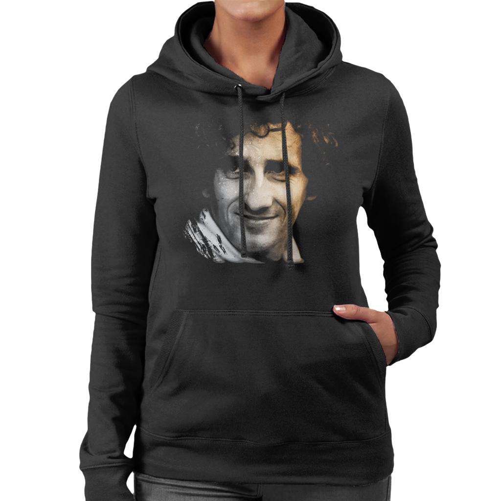 Motorsport Images Alain Prost Women's Hooded Sweatshirt-ALL + EVERY