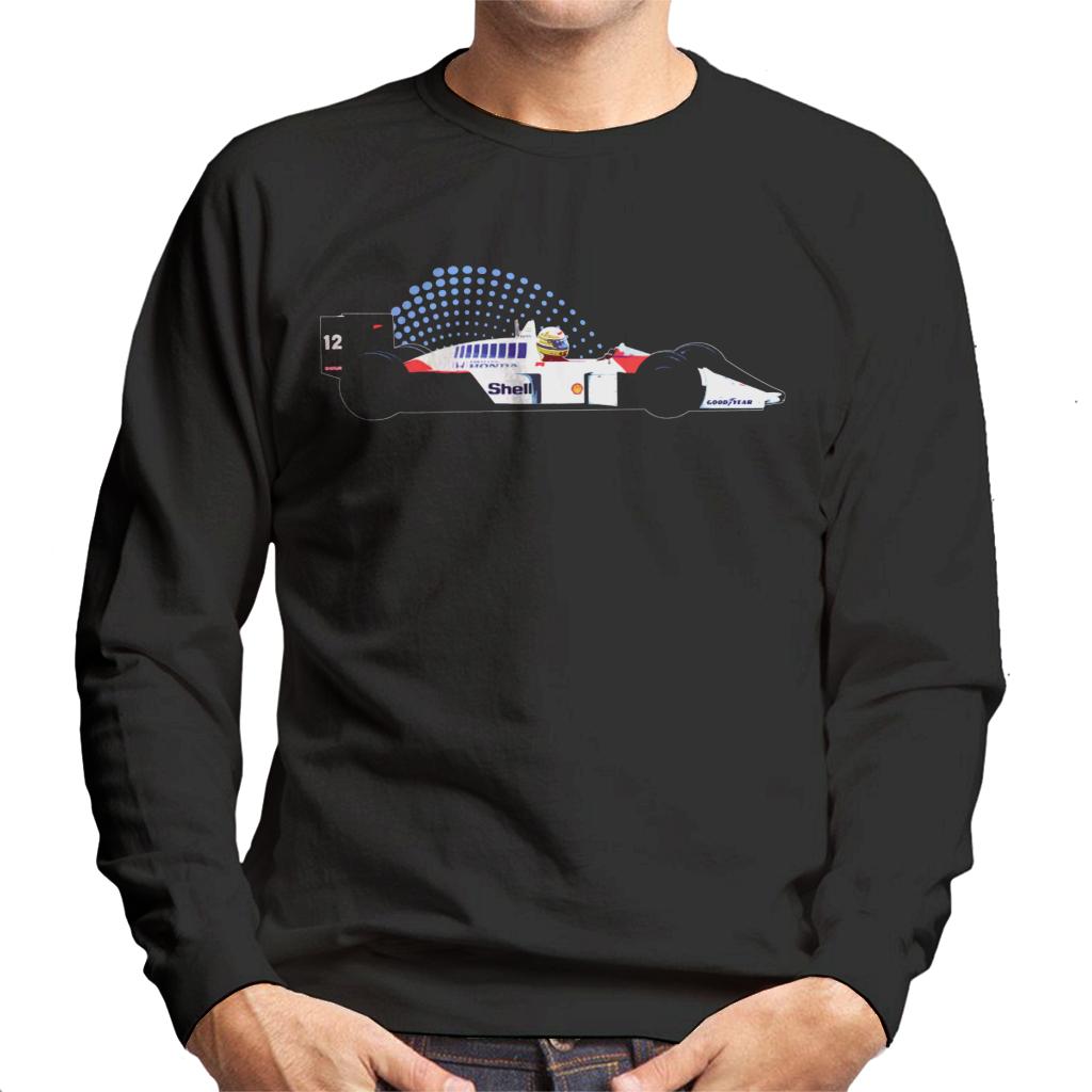 Motorsport Images McLaren MP4 4 Ayrton Senna Men's Sweatshirt-ALL + EVERY