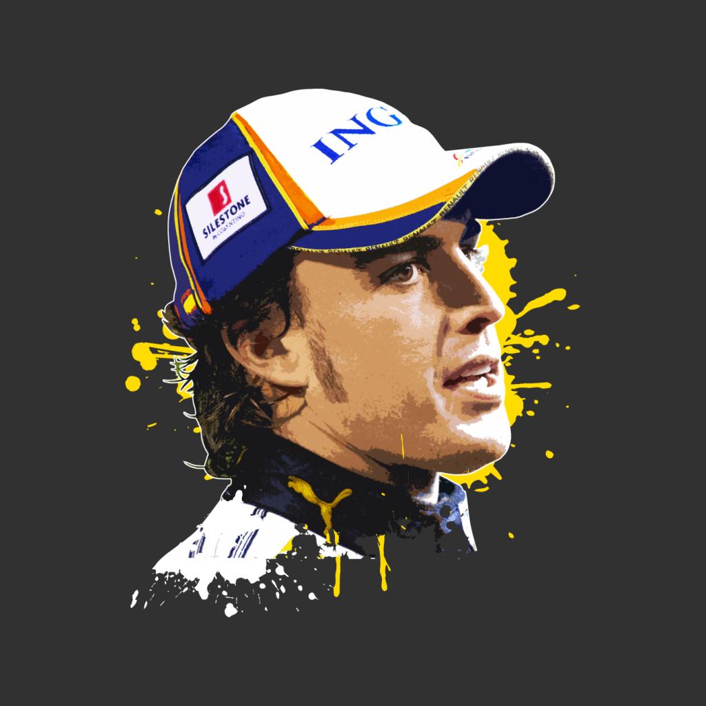 Motorsport Images Fernando Alonso Post Race Interview Women's T-Shirt-ALL + EVERY