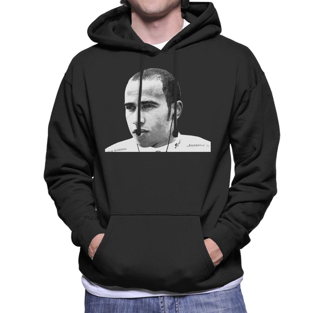 Motorsport Images Lewis Hamilton Still Men's Hooded Sweatshirt-ALL + EVERY