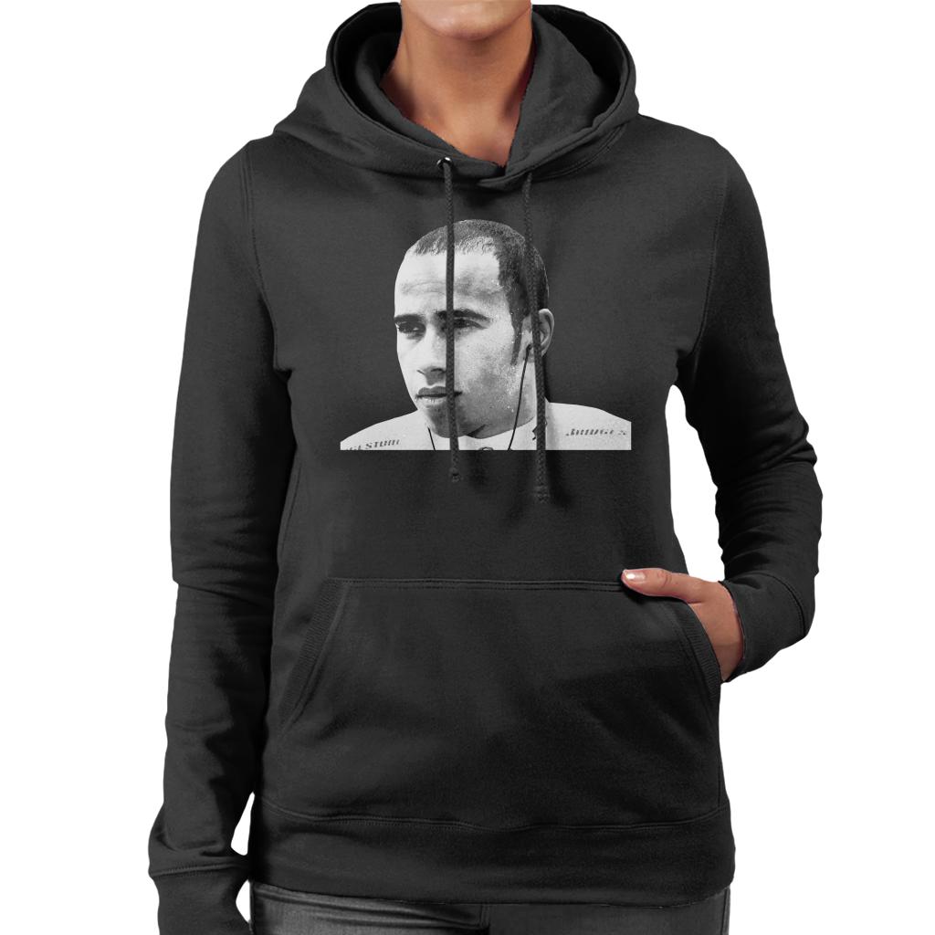 Motorsport Images Lewis Hamilton Still Women's Hooded Sweatshirt-ALL + EVERY