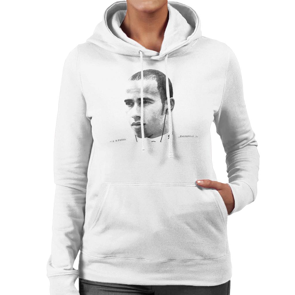 Motorsport Images Lewis Hamilton Still Women's Hooded Sweatshirt-ALL + EVERY