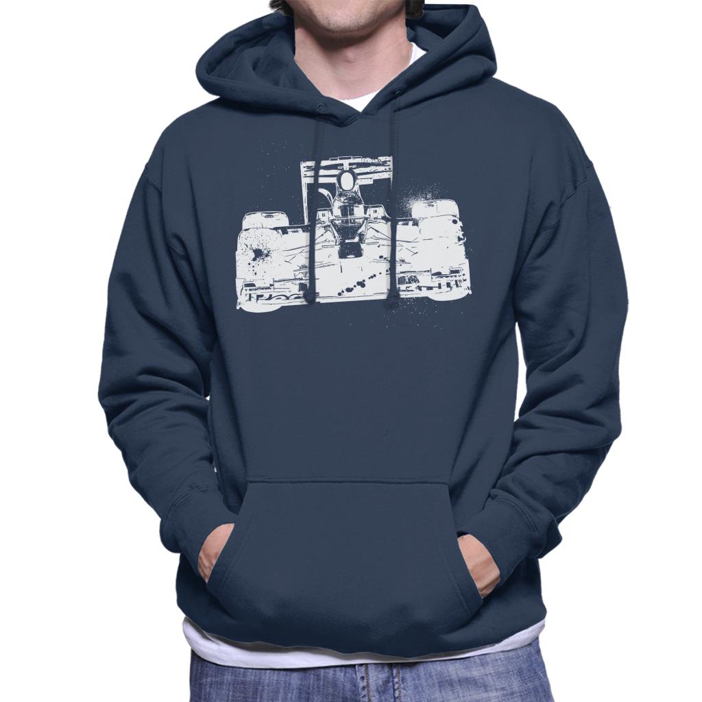 Motorsport Images Red Bull RB5 Vettel Leads Hamilton Men's Hooded Sweatshirt-ALL + EVERY