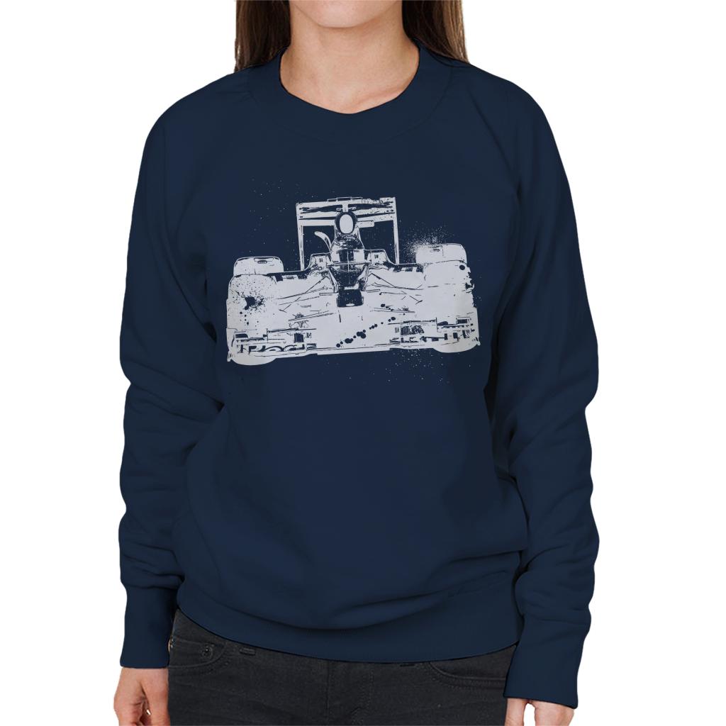 Motorsport Images Red Bull RB5 Vettel Leads Hamilton Women's Sweatshirt-ALL + EVERY