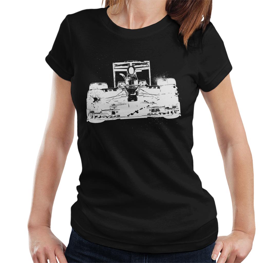 Motorsport Images Red Bull RB5 Vettel Leads Hamilton Women's T-Shirt-ALL + EVERY