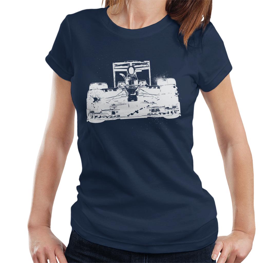 Motorsport Images Red Bull RB5 Vettel Leads Hamilton Women's T-Shirt-ALL + EVERY