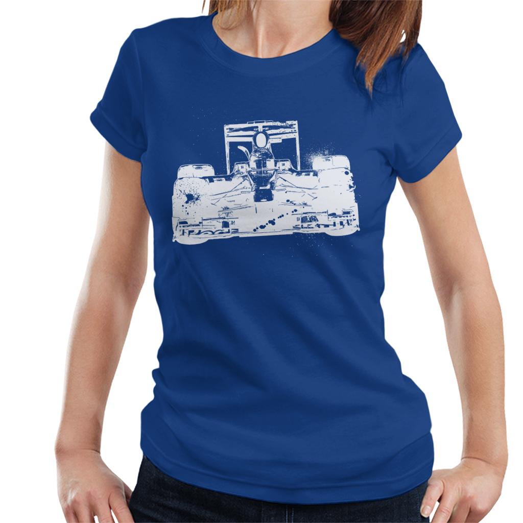 Motorsport Images Red Bull RB5 Vettel Leads Hamilton Women's T-Shirt-ALL + EVERY