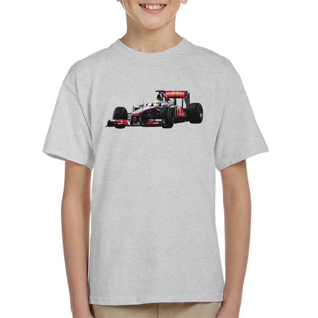 Motorsport Images Hamilton McLaren MP4 26 Leads Vettel Kids T-Shirt-ALL + EVERY