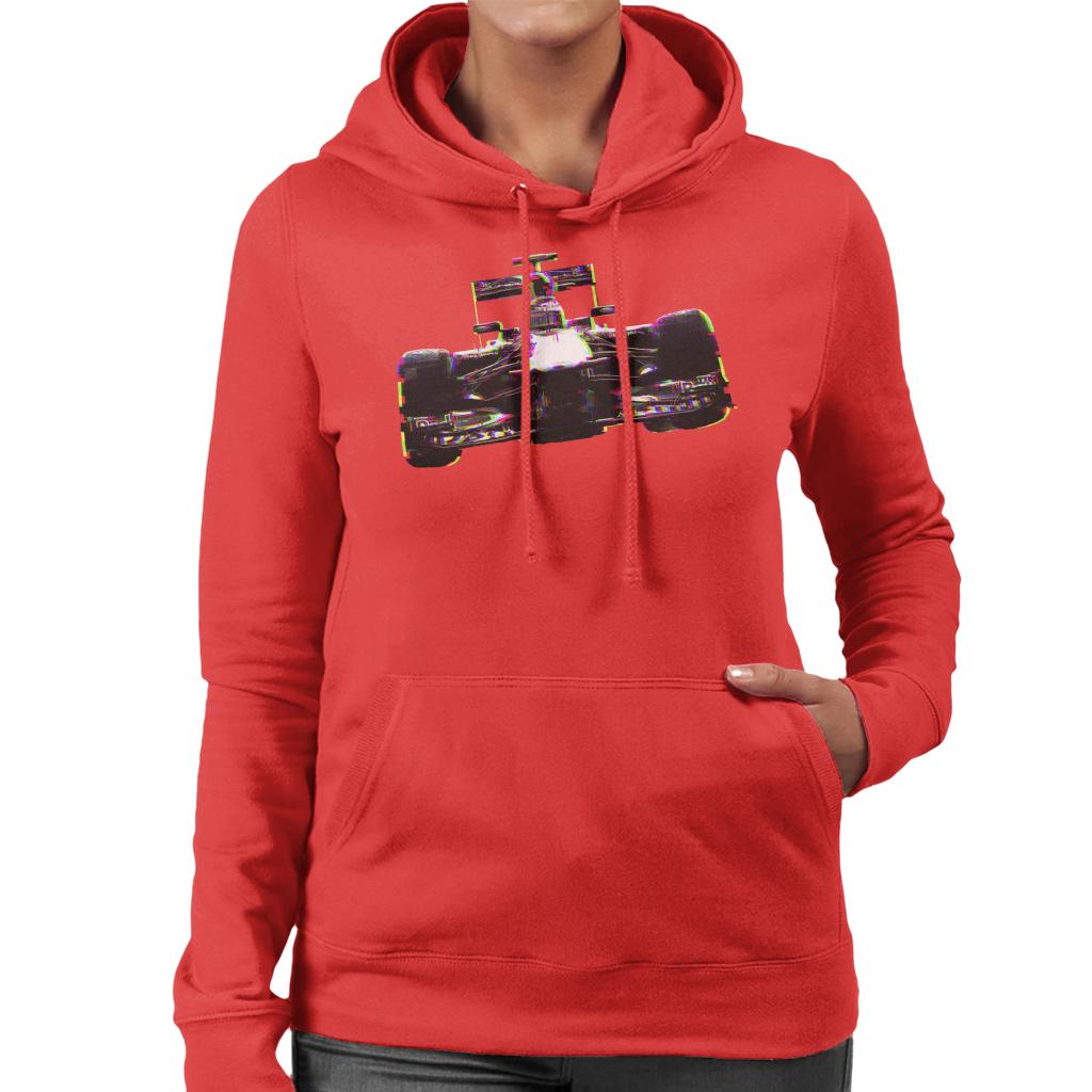 Motorsport Images Red Bull RB7 Sebastian Vettel Women's Hooded Sweatshirt-ALL + EVERY