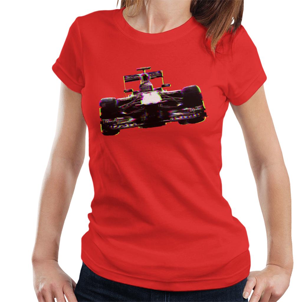 Motorsport Images Red Bull RB7 Sebastian Vettel Women's T-Shirt-ALL + EVERY