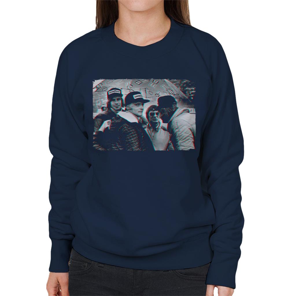 Motorsport Images Hunt Lauda Ecclestone Peterson Japan Women's Sweatshirt-ALL + EVERY