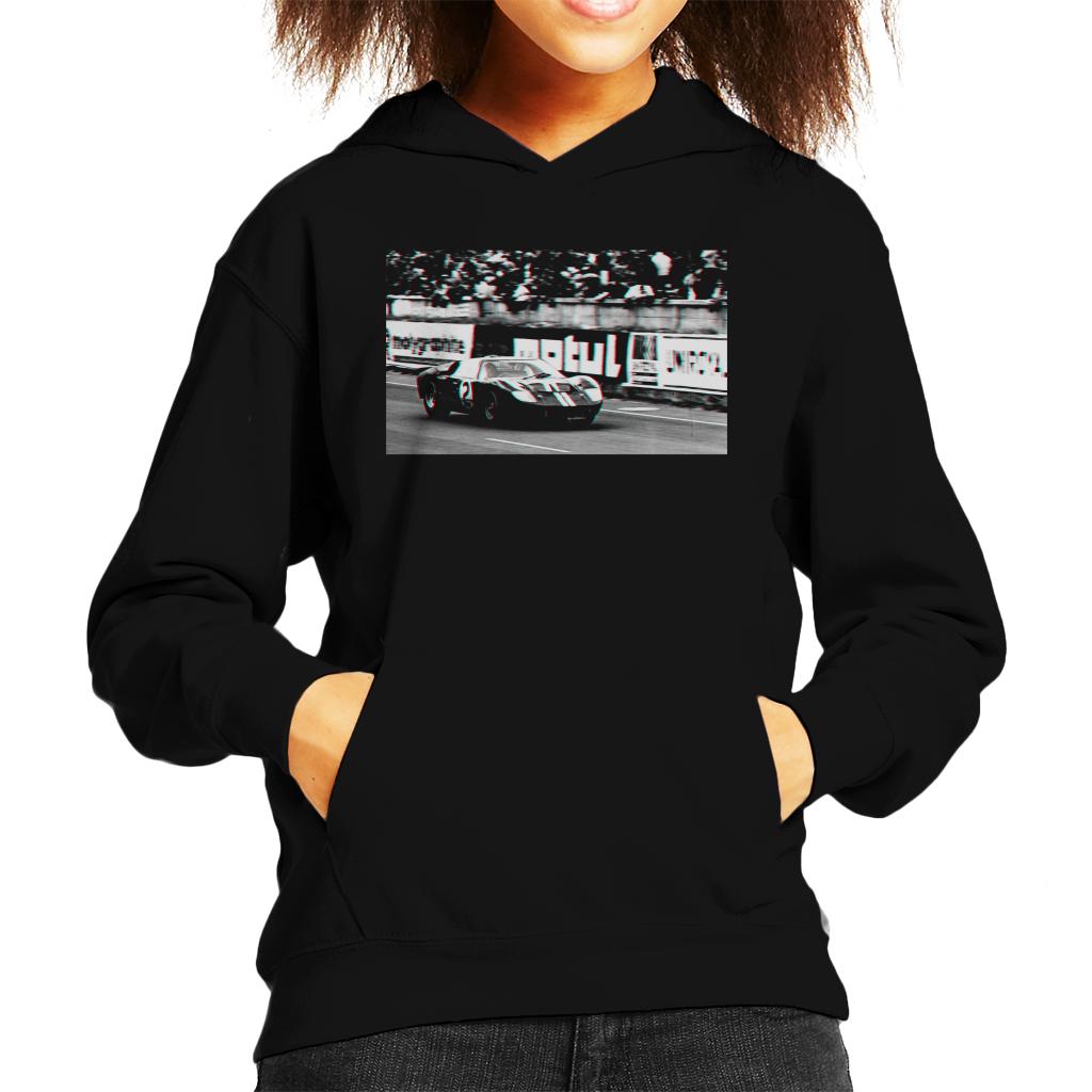 Motorsport Images McLaren Amon Le Mans 1966 Ford Mk II Kid's Hooded Sweatshirt