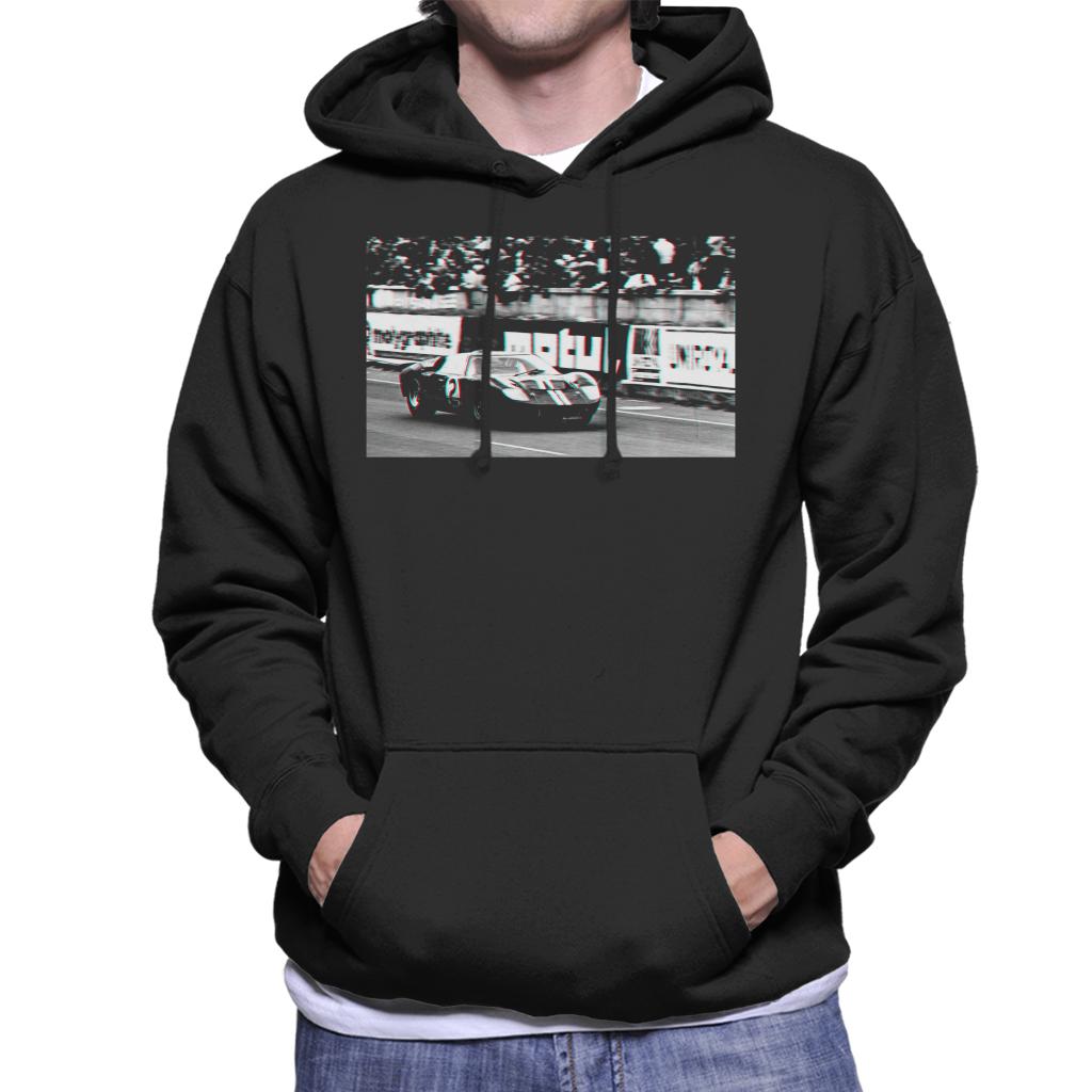 Motorsport Images McLaren Amon Le Mans 1966 Ford Mk II Men's Hooded Sweatshirt