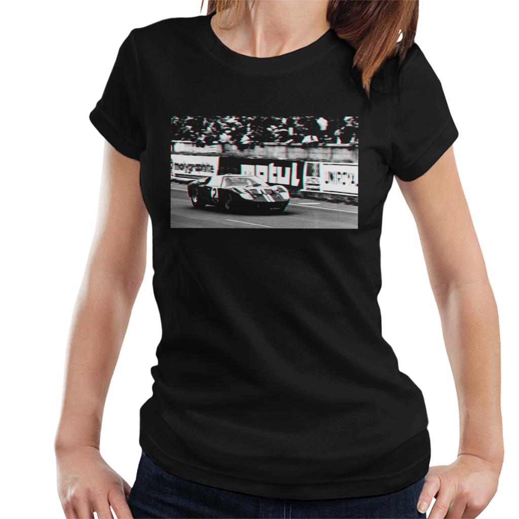 Motorsport Images McLaren Amon Le Mans 1966 Ford Mk II Women's T-Shirt