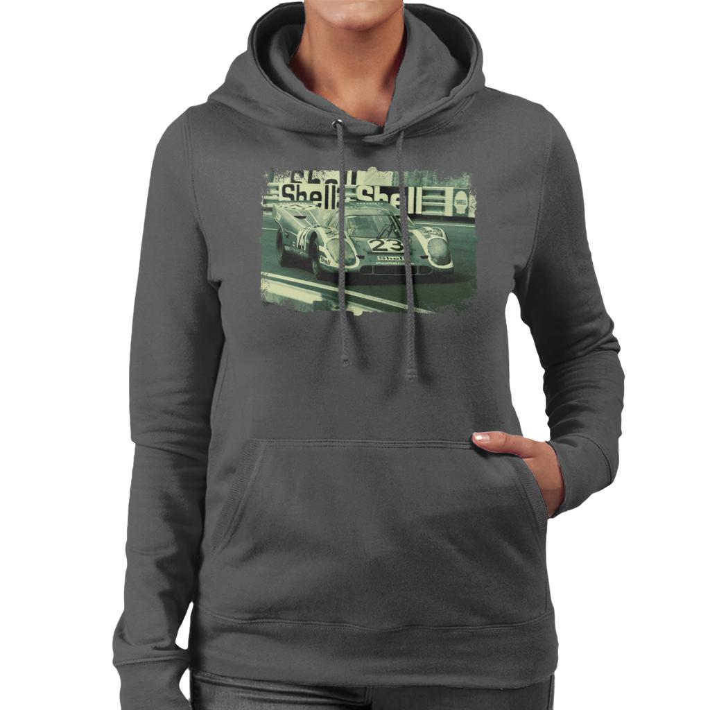 Motorsport Images Herrmann Attwood Porsche 917 K Women's Hooded Sweatshirt-ALL + EVERY