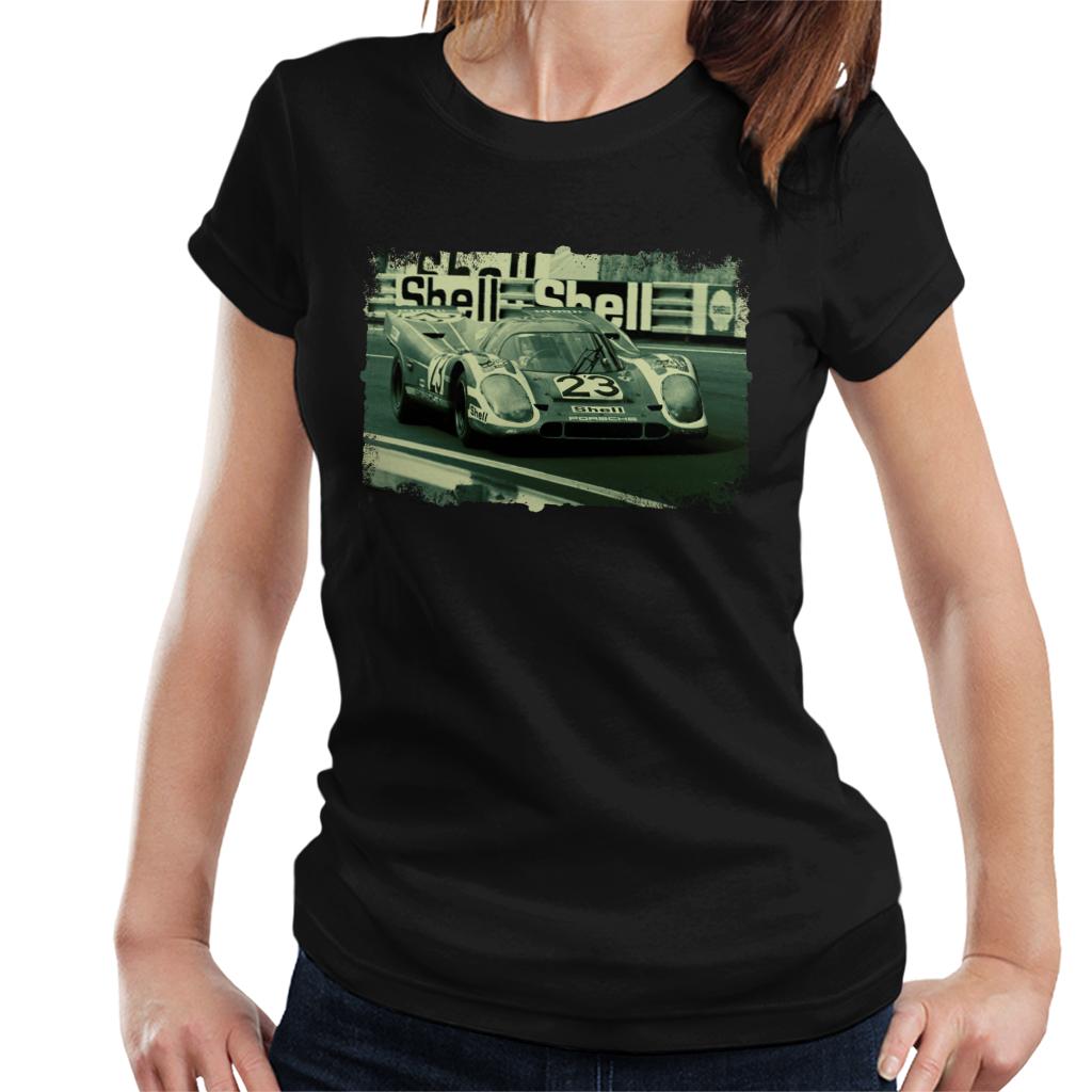 Motorsport Images Herrmann Attwood Porsche 917 K Women's T-Shirt