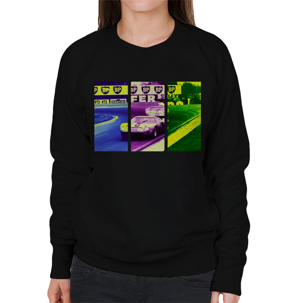 Motorsport Images Ickx Oliver Ford GT40 leads Hobbs Women's Sweatshirt-ALL + EVERY