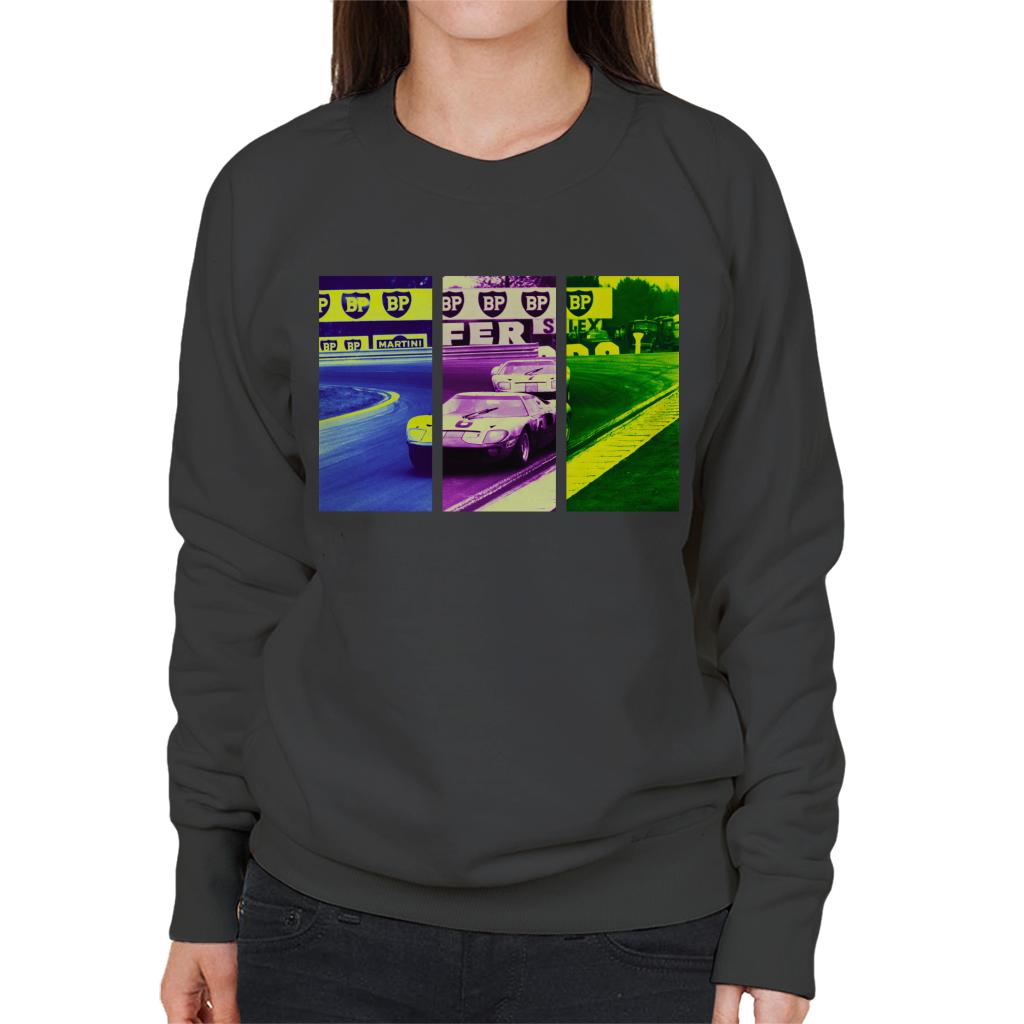 Motorsport Images Ickx Oliver Ford GT40 leads Hobbs Women's Sweatshirt-ALL + EVERY