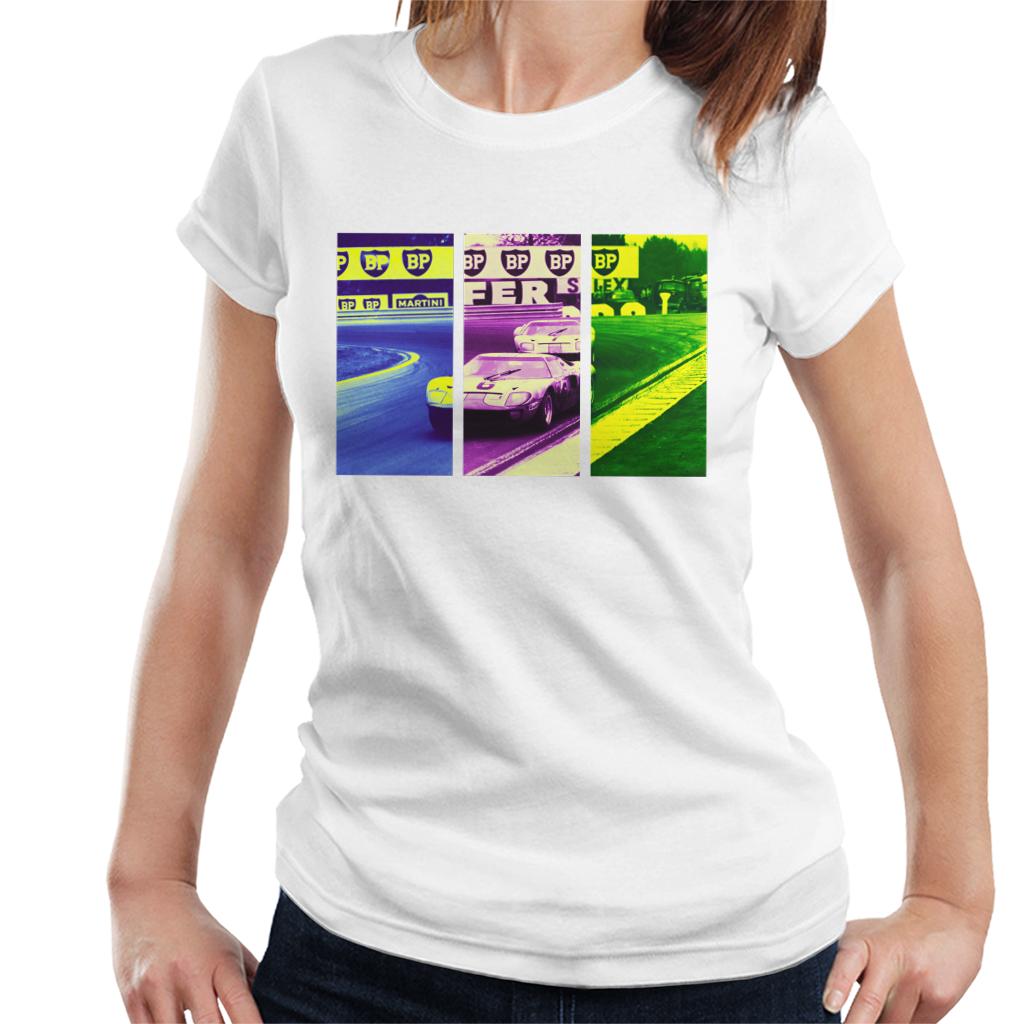 Motorsport Images Ickx Oliver Ford GT40 leads Hobbs Women's T-Shirt-ALL + EVERY