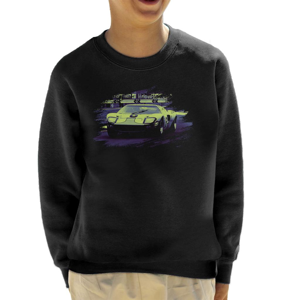 Motorsport Images Ford GT40 Ickx Oliver Kids Sweatshirt-ALL + EVERY