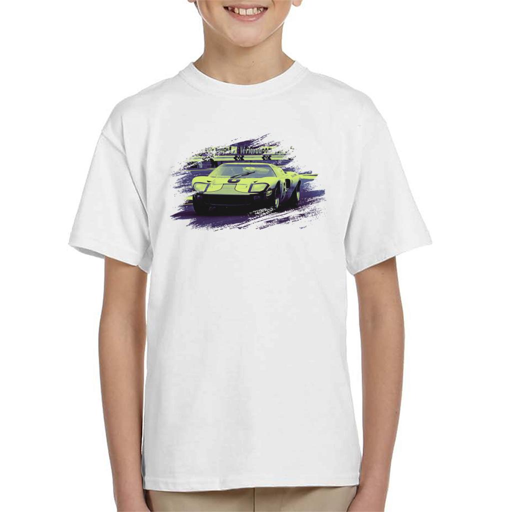 Motorsport Images Ford GT40 Ickx Oliver Kids T-Shirt-ALL + EVERY