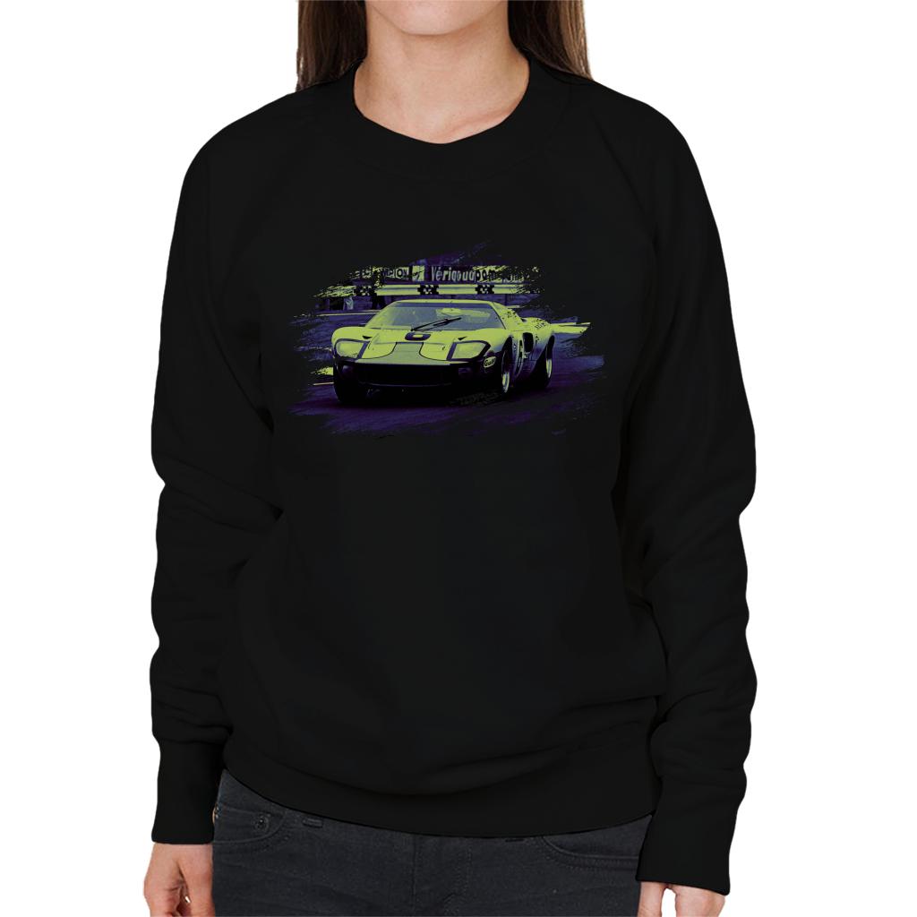 Motorsport Images Ford GT40 Ickx Oliver Women's Sweatshirt-ALL + EVERY