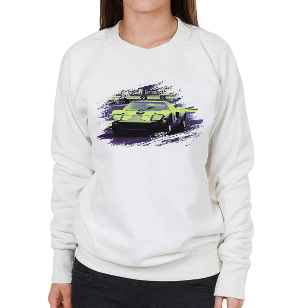 Motorsport Images Ford GT40 Ickx Oliver Women's Sweatshirt-ALL + EVERY