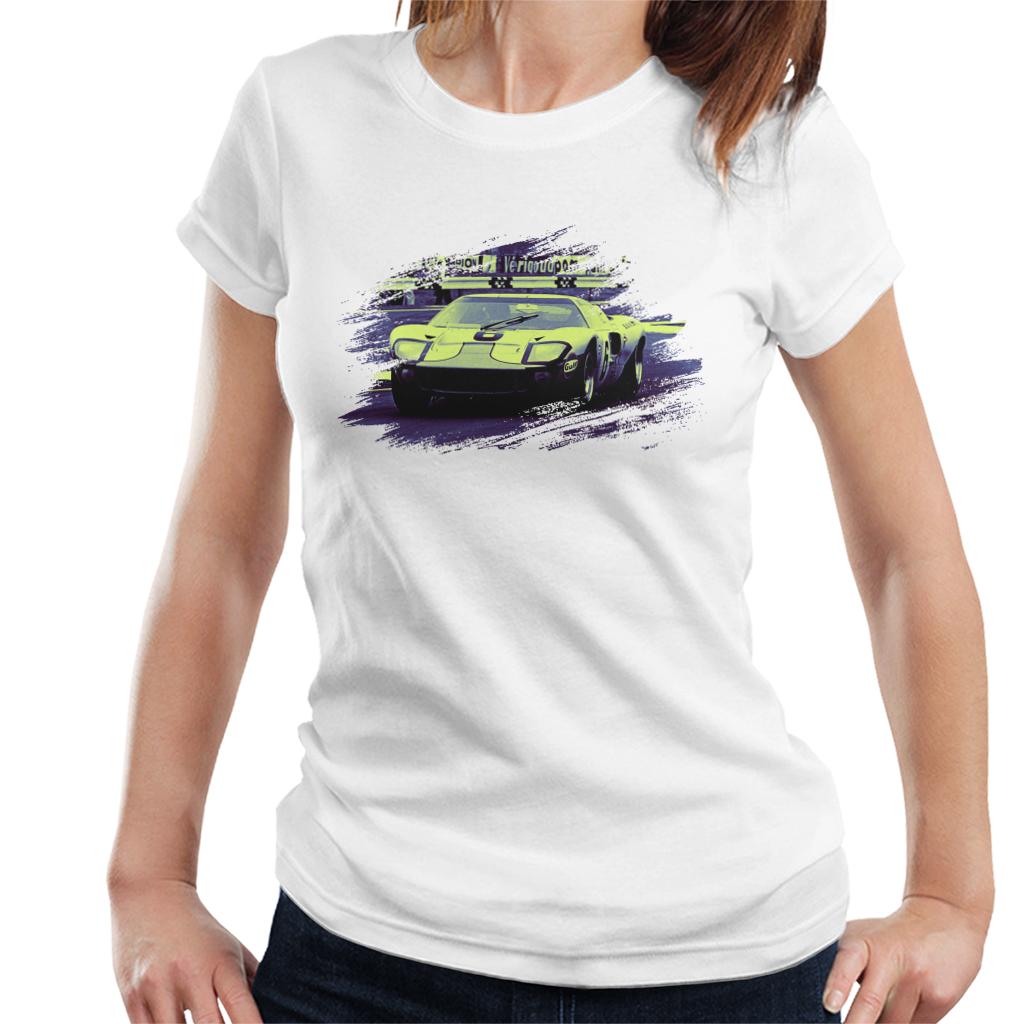 Motorsport Images Ford GT40 Ickx Oliver Women's T-Shirt-ALL + EVERY