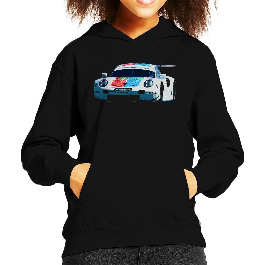 Motorsport Images Porsche 911 RSR Pilet Bamber Tandy Kids Hooded Sweatshirt-ALL + EVERY