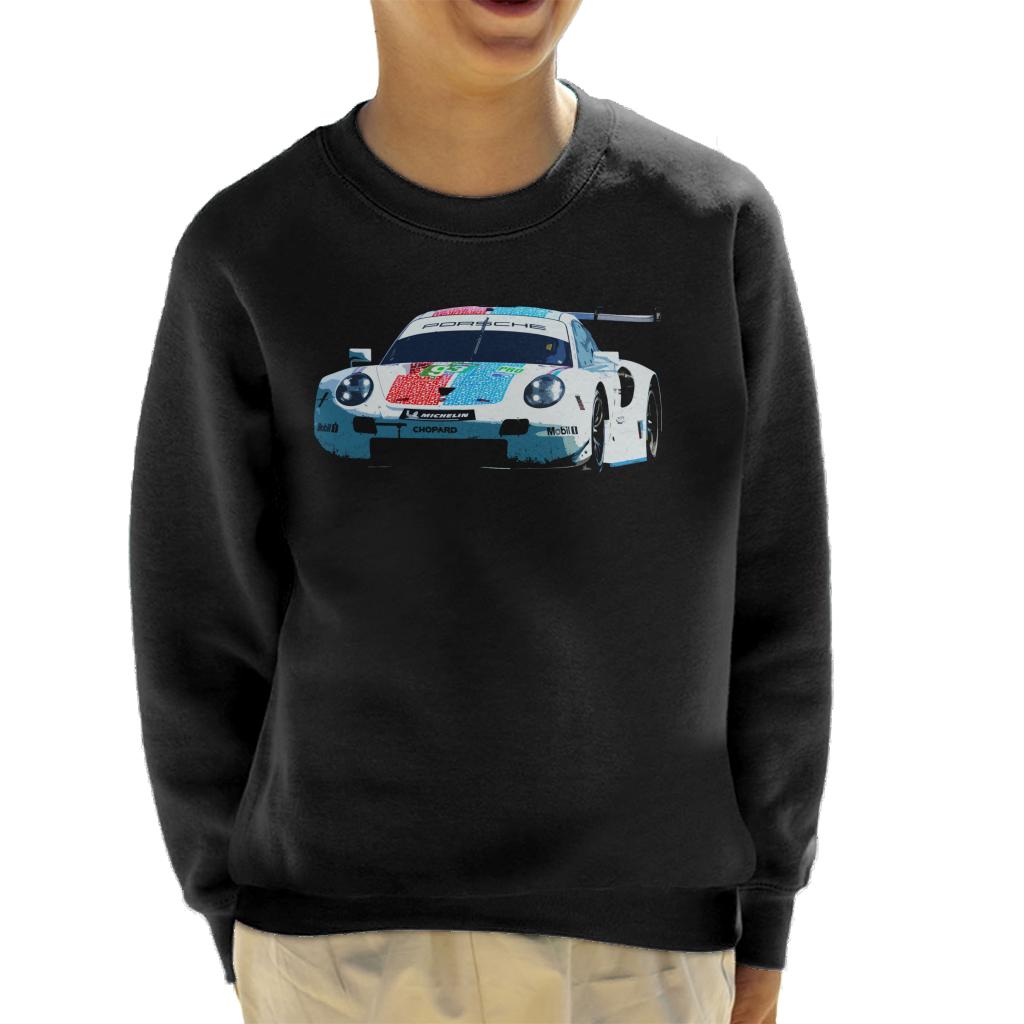 Motorsport Images Porsche 911 RSR Pilet Bamber Tandy Kids Sweatshirt-ALL + EVERY