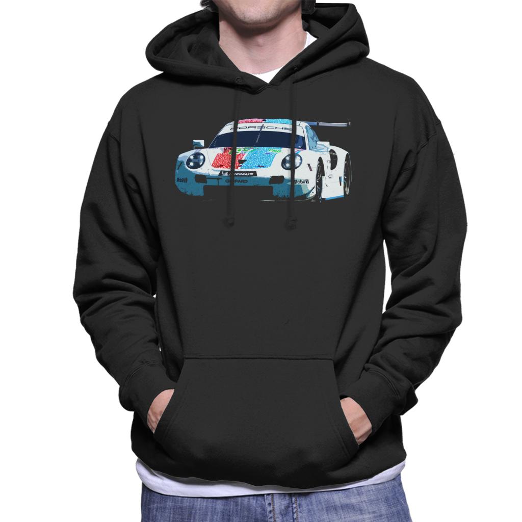 Motorsport Images Porsche 911 RSR Pilet Bamber Tandy Men's Hooded Sweatshirt-ALL + EVERY