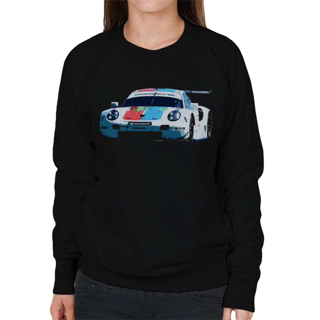 Motorsport Images Porsche 911 RSR Pilet Bamber Tandy Women's Sweatshirt-ALL + EVERY