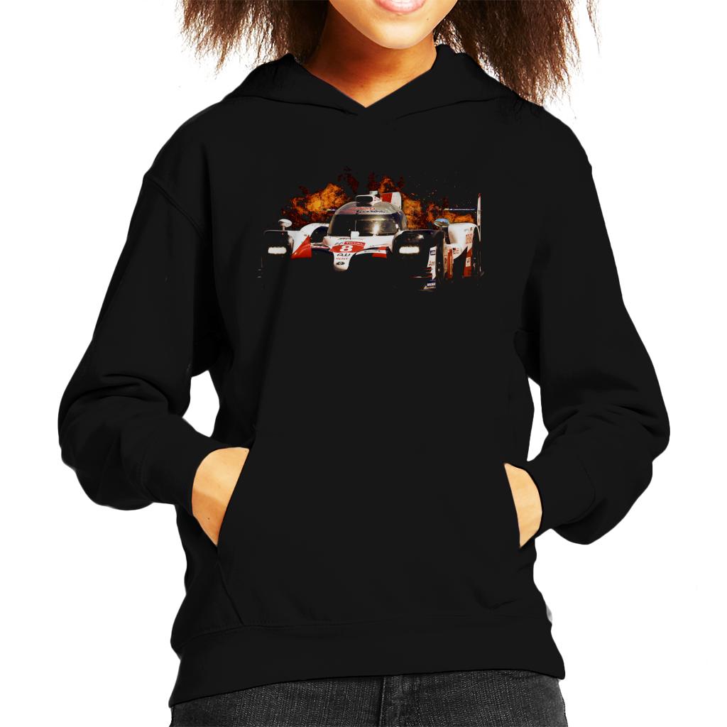 Motorsport Images Toyota TS050 Buemi Nakajima Alonso Kids Hooded Sweatshirt-ALL + EVERY