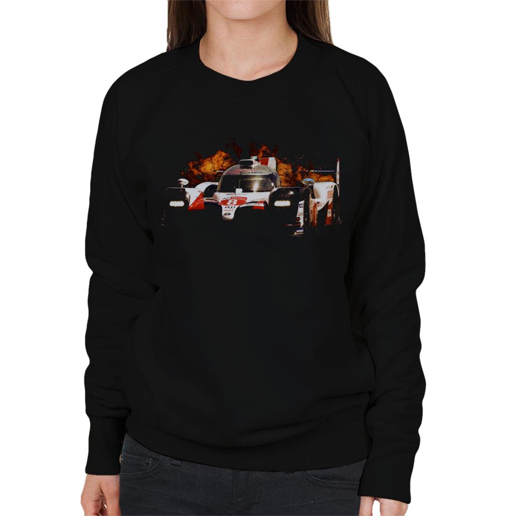 Motorsport Images Toyota TS050 Buemi Nakajima Alonso Women's Sweatshirt-ALL + EVERY