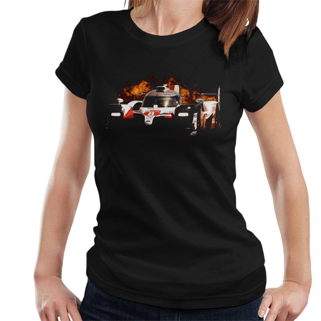 Motorsport Images Toyota TS050 Buemi Nakajima Alonso Women's T-Shirt-ALL + EVERY