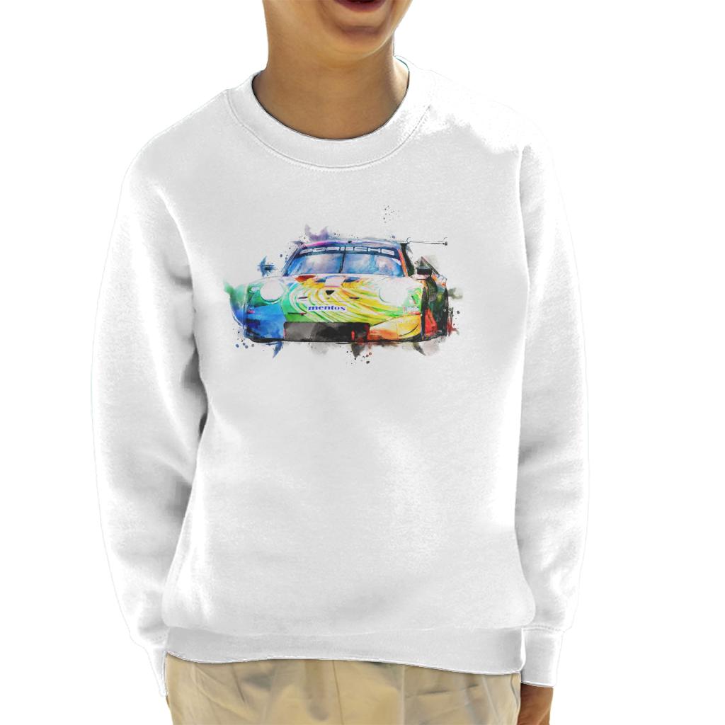 Motorsport Images Porsche 911 RSR Bergmeister Lindsey Kids Sweatshirt-ALL + EVERY