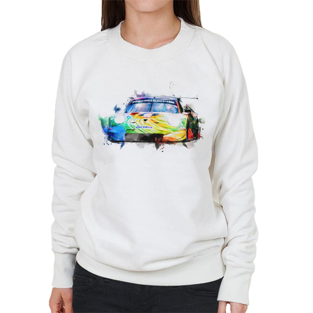 Motorsport Images Porsche 911 RSR Bergmeister Lindsey Women's Sweatshirt-ALL + EVERY