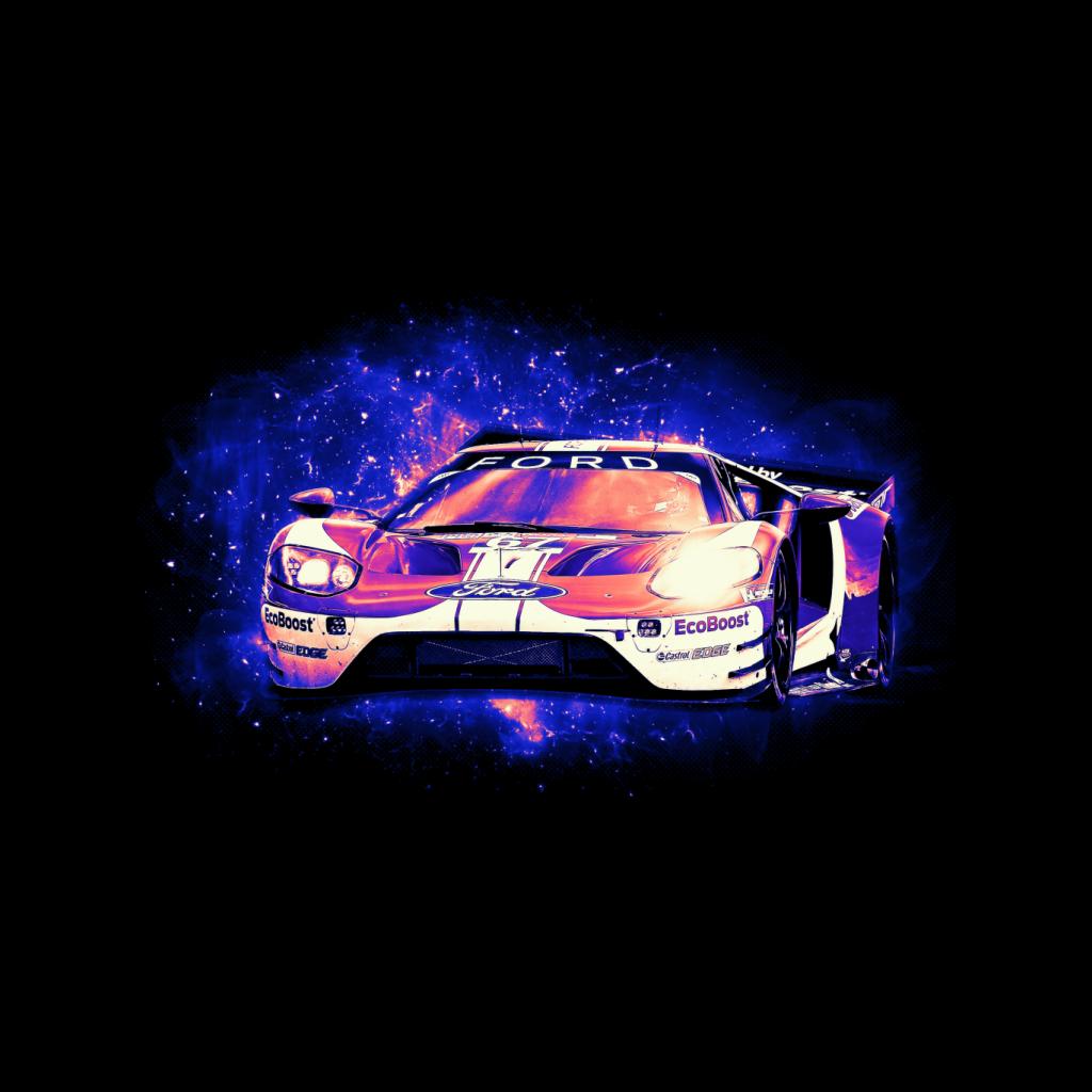 Motorsport Images Ford GT Priaulx Tincknell Bomarito Women's Hooded Sweatshirt-ALL + EVERY