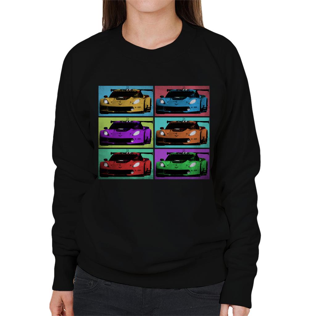 Motorsport Images Chevrolet Corvette C7 R Women's Sweatshirt-ALL + EVERY