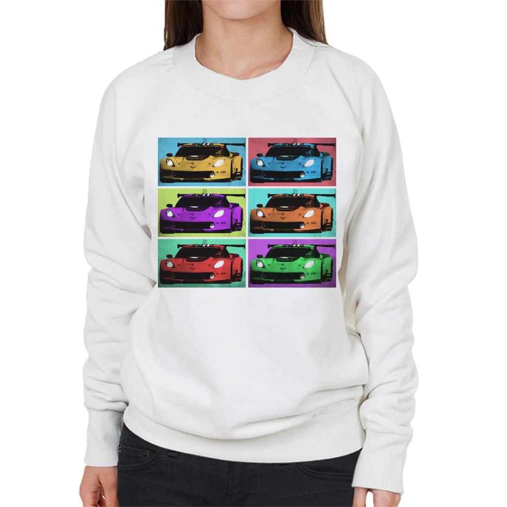 Motorsport Images Chevrolet Corvette C7 R Women's Sweatshirt-ALL + EVERY