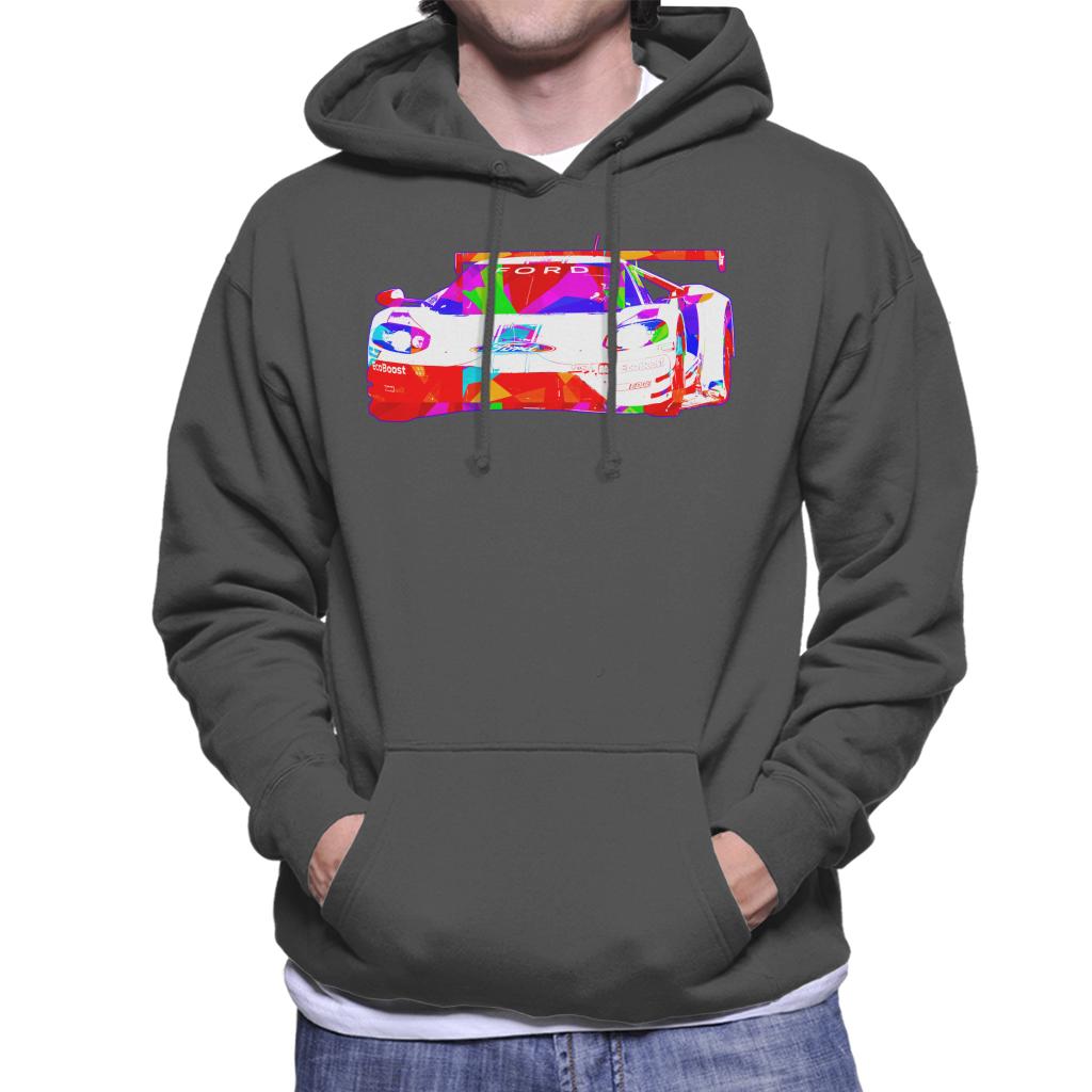 Motorsport Images Ford GT Circuit De La Sarthe Men's Hooded Sweatshirt-ALL + EVERY