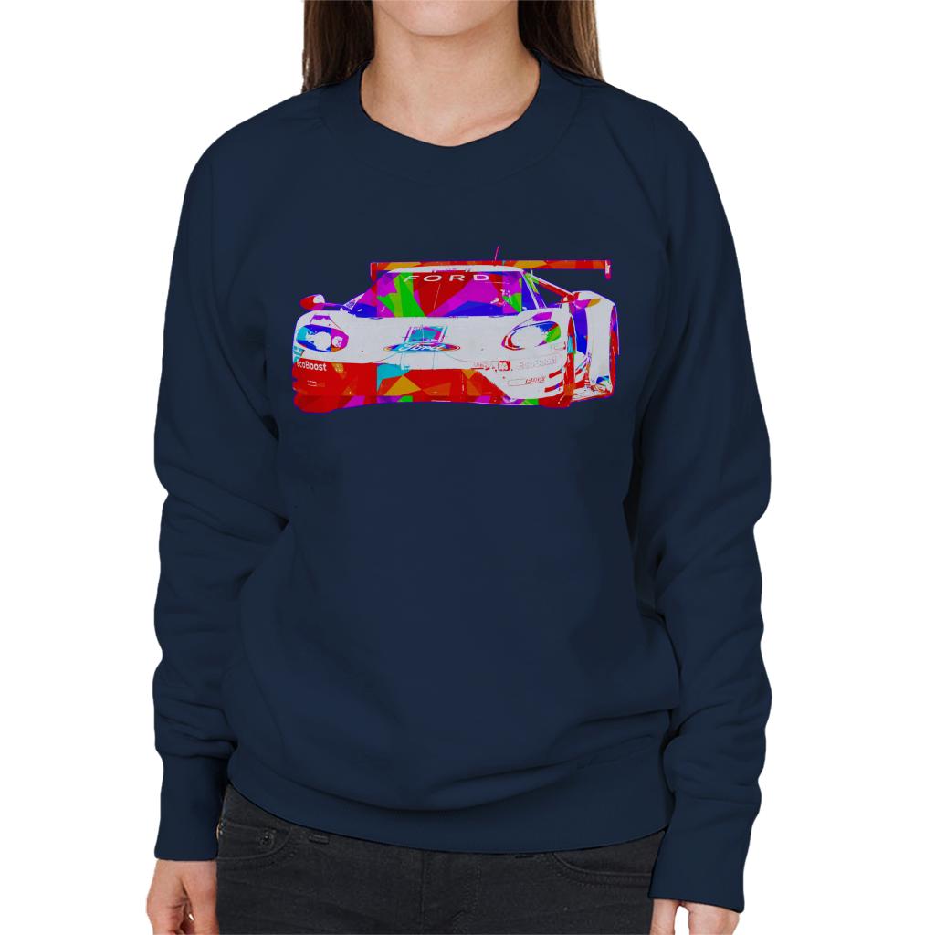 Motorsport Images Ford GT Circuit De La Sarthe Women's Sweatshirt-ALL + EVERY