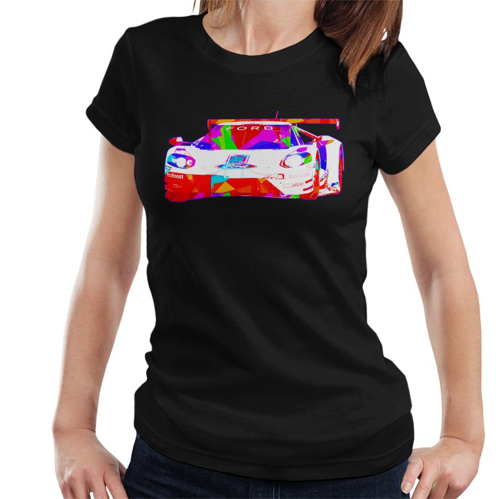 Motorsport Images Ford GT Circuit De La Sarthe Women's T-Shirt-ALL + EVERY