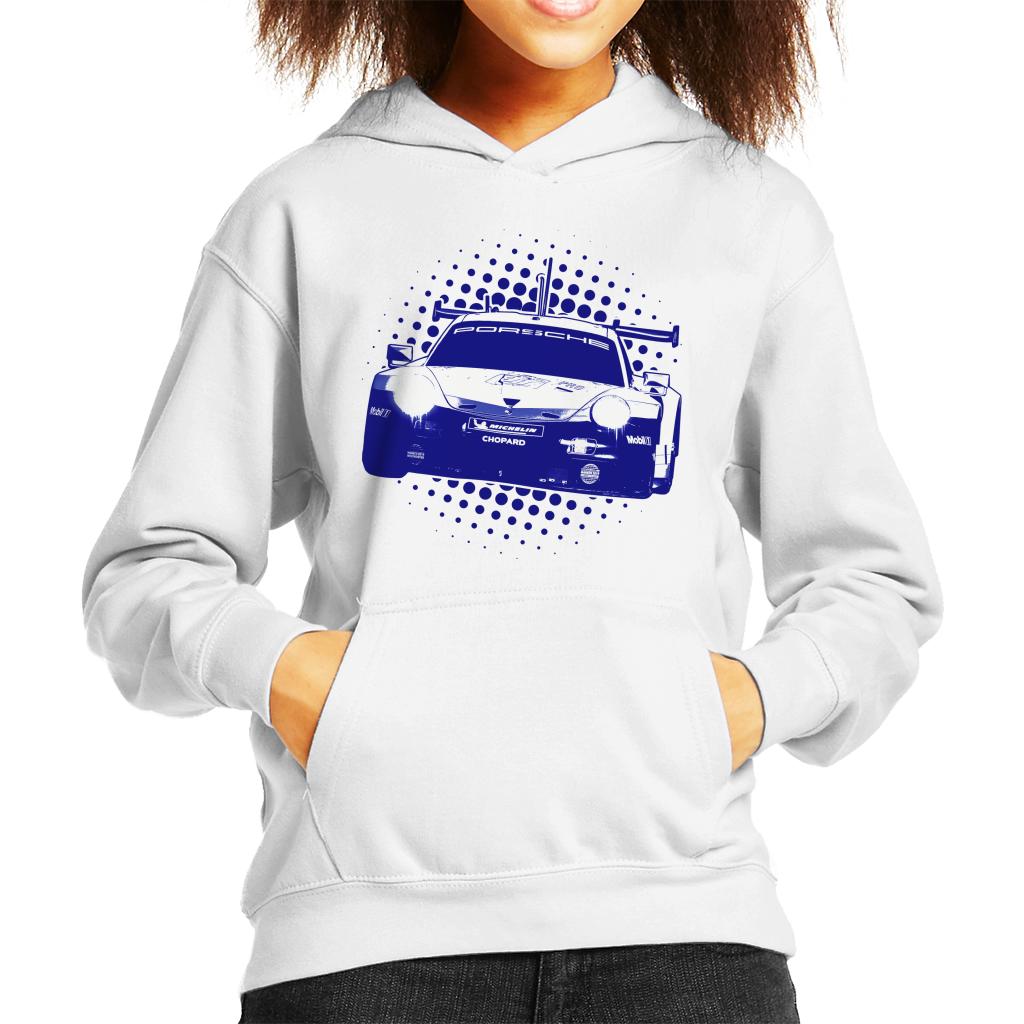 Motorsport Images Porsche 911 RSR Richard Lietz Kids Hooded Sweatshirt-ALL + EVERY