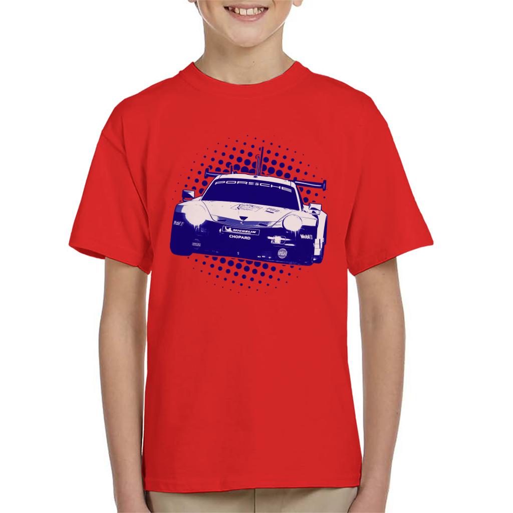 Motorsport Images Porsche 911 RSR Richard Lietz Kids T-Shirt-ALL + EVERY